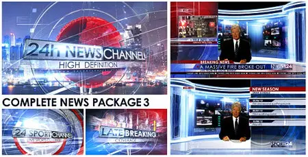 Broadcast Design - Complete News Package 3 - Project for After Effects (VideoHive)