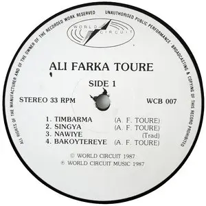 Ali Farka Toure - Ali Farka Toure (UK Original) Vinyl rip in 24 Bit/96 Khz + CD-format 