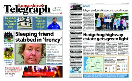 Lancashire Telegraph (Burnley, Pendle, Rossendale) – August 05, 2022
