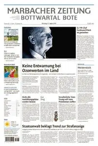Marbacher Zeitung - 27. August 2019