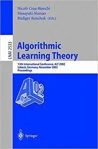 Algorithmic Learning Theory