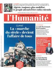 L'Humanite du Lundi 18 Mars 2019