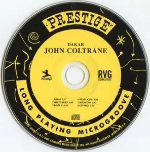 John Coltrane - Dakar (1957) {2008 Prestige RVG Remasters Series}