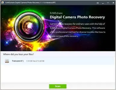 IUWEshare Digital Camera Photo Recovery 1.1.1.8 Unlimited / AdvancedPE