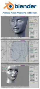 Female Head Modeling in Blender
