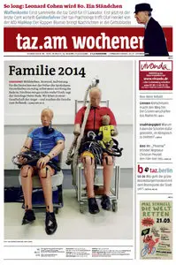 Tageszeitung TAZ vom 20 September 2014