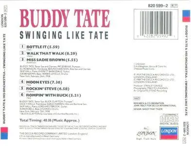 Buddy Tate - Swinging Like Tate (1959/1988)