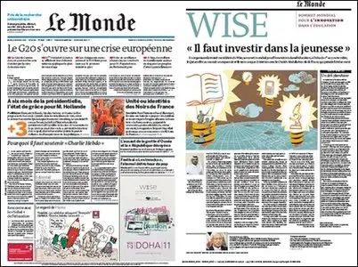 Le Monde - 3 November 2011 (+ Supplement)