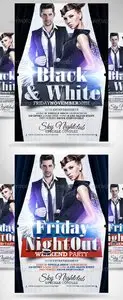 GraphicRiver Club Sessions l Multi-Title Party Flyers Vol.2