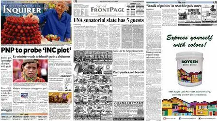 Philippine Daily Inquirer – October 27, 2015