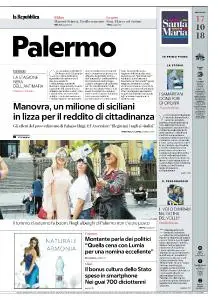 la Repubblica Palermo - 17 Ottobre 2018