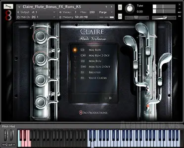 8Diо Claire Flute Virtuoso KONTAKT