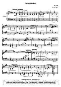 LisztF - Consolation, S.172 No.1