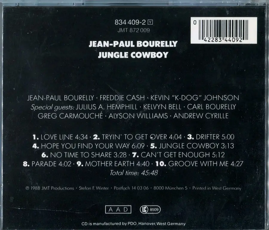 Jean Paul Bourelly Jungle Cowboy 1987 Avaxhome