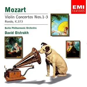 David Oistrakh, Berlin Philharmonic Orchestra - Wolfgang Amadeus Mozart: Violin Concertos Nos. 1-3; Rondo K.373 (2001)