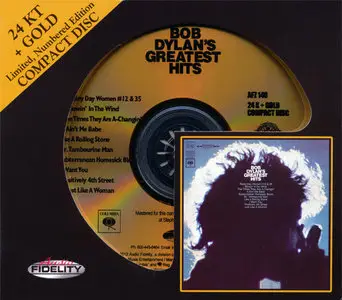 Bob Dylan - Bob Dylan's Greastest Hits (1967) [2012 Audio Fidelity24-Karat Gold Disc]