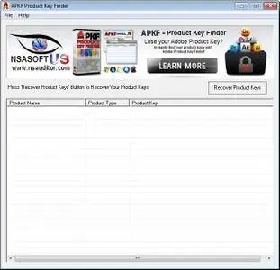 APKF Adobe Product Key Finder 2.5.2.0 + Portable