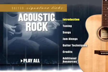 Guitar Signature Licks - Acoustic Rock [repost]