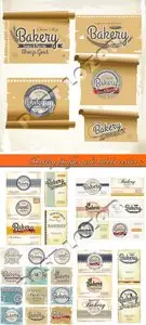 Bakery badges and labels vector 2
