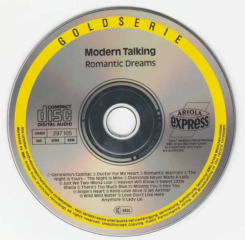 Modern talking romance. Modern talking CD обложки. Диск n=Modern talking. Лазерный диск Modern talking. Modern talking альбомы.