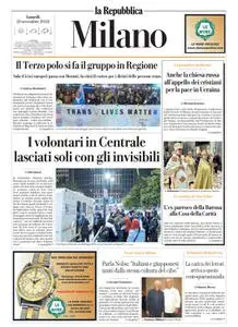 la Repubblica Milano - 21 Novembre 2022