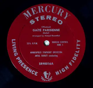 Offenbach: Gaîté parisienne, Strauss: Graduation Ball (Doráti/MSO, 1957) 24-Bit/96-kHz Vinyl Rip