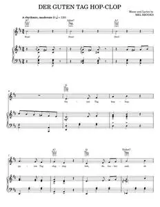 Der Guten Tag Hop-Clop - Mel Brooks, The Producers Musical (Piano-Vocal-Guitar)
