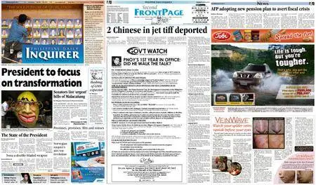 Philippine Daily Inquirer – July 25, 2011