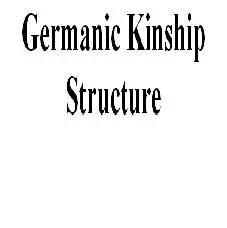 Germanic Kinship Structure