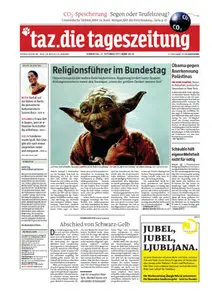 Tageszeitung TAZ vom 22 September 2011