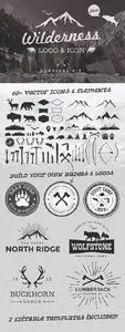 Wilderness Logo Icons Pack Sm