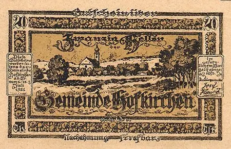 Банкноты всех стран мира! - Австрия Notgeld