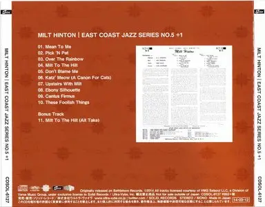 Milt Hinton - East Coast Jazz Series No.5 +1 (1955) {2014 Japanese Bethlehem Album Collection 1000}