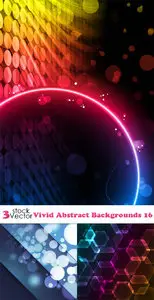 Vectors - Vivid Abstract Backgrounds 16