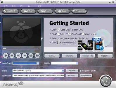  Aiseesoft DVD to MP4 Converter 3.3.58