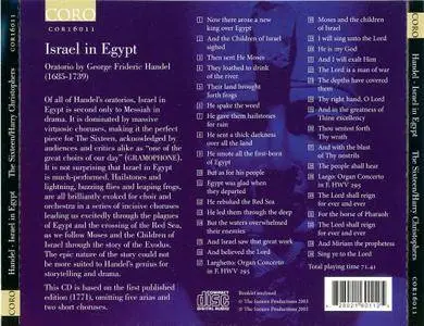 The Sixteen, The Symphony of Harmony and Invention, Harry Christophers - Handel: Israel In Egypt (2003)