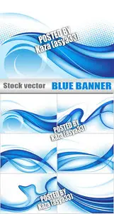Blue banners