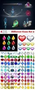 Vectors - Different Gems Set 9