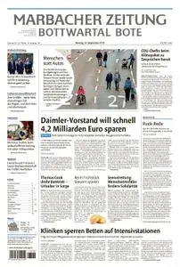 Marbacher Zeitung - 23. September 2019