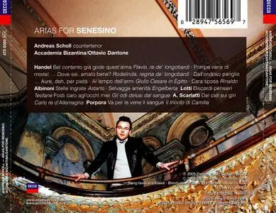 Andreas Scholl, Ottavio Dantone, Accademia Bizantina - Arias for Senesino: Handel, Albinoni, Lotti, A.Scarlatti, Porpora (2005)