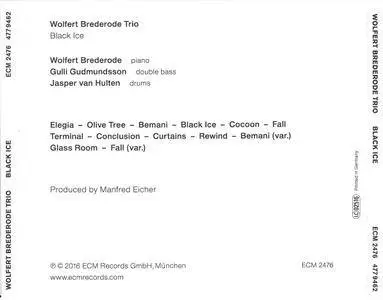 Wolfert Brederode Trio - Black Ice (2016) {ECM 2476}