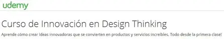 Curso de Innovación en Design Thinking