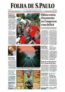 Folha de São Paulo - 31 de agosto de 2015 - Segunda