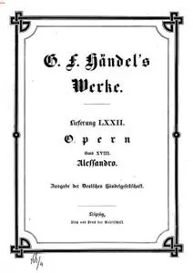 Handel - Alessandro