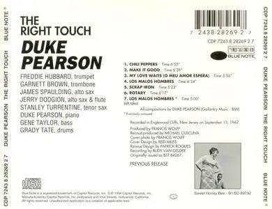 Duke Pearson - The Right Touch (1967) {Blue Note}