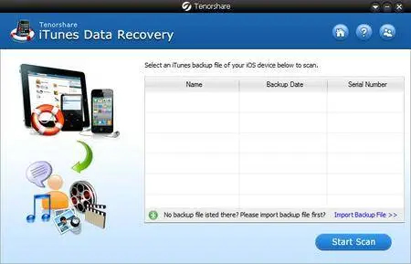 Tenorshare iTunes Data Recovery 4.6.0.1