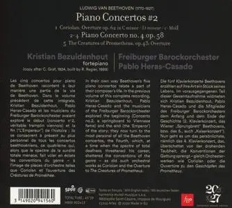 Kristian Bezuidenhout, Pablo Heras-Casado, Freiburger Barockorchester - Ludwig van Beethoven: Piano Concerto No.4 (2020)