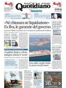 Quotidiano di Puglia Taranto - 21 Ottobre 2023