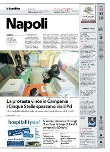 la Repubblica Napoli - 5 Marzo 2018