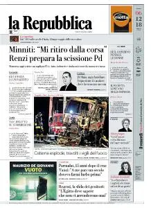 la Repubblica - 6 Dicembre 2018